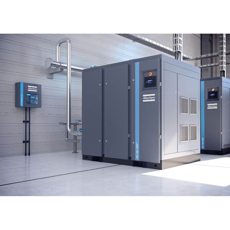 Atlas Copco Oil-Free Screw Air Compressors ZR & ZT (VSD)