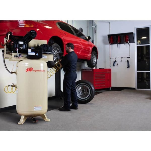 Ingersoll Rand 2475N7.5-V 5-7.5 hp Two-Stage Electric Driven Reciprocating Air Compressor - Image 8