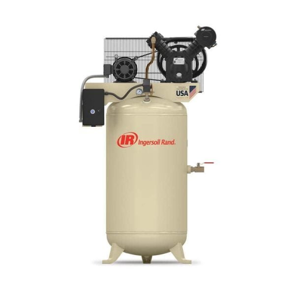 Ingersoll Rand 2475N7.5-V 5-7.5 hp Two-Stage Electric Driven Reciprocating Air Compressor