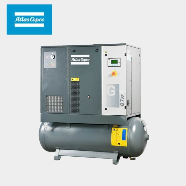 Atlas Copco G7 Oil-Injected Rotary Screw Air Compressor 7.5kW with Dryer and Air Tank - Image 6