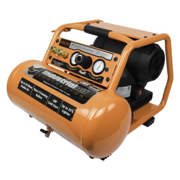 "1.7 HP Pro Crew Electric Air Compressor - Industrial Air 4 Gallon"