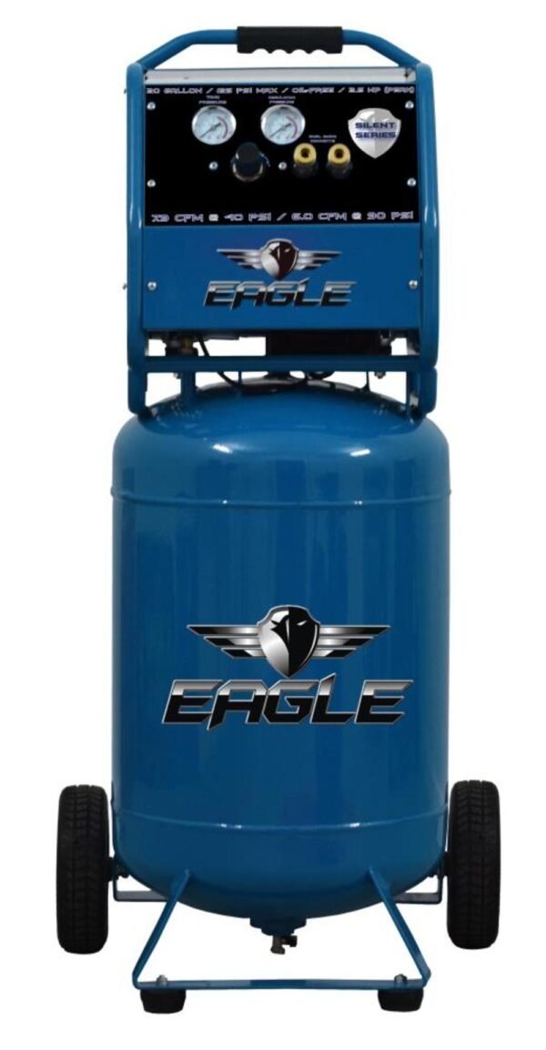 20-Gallon Electric Portable Air Compressor from Eagle Compressor's Silent Series