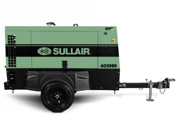 Portable Rotary Screw Air Compressor - Sullair 400 CFM